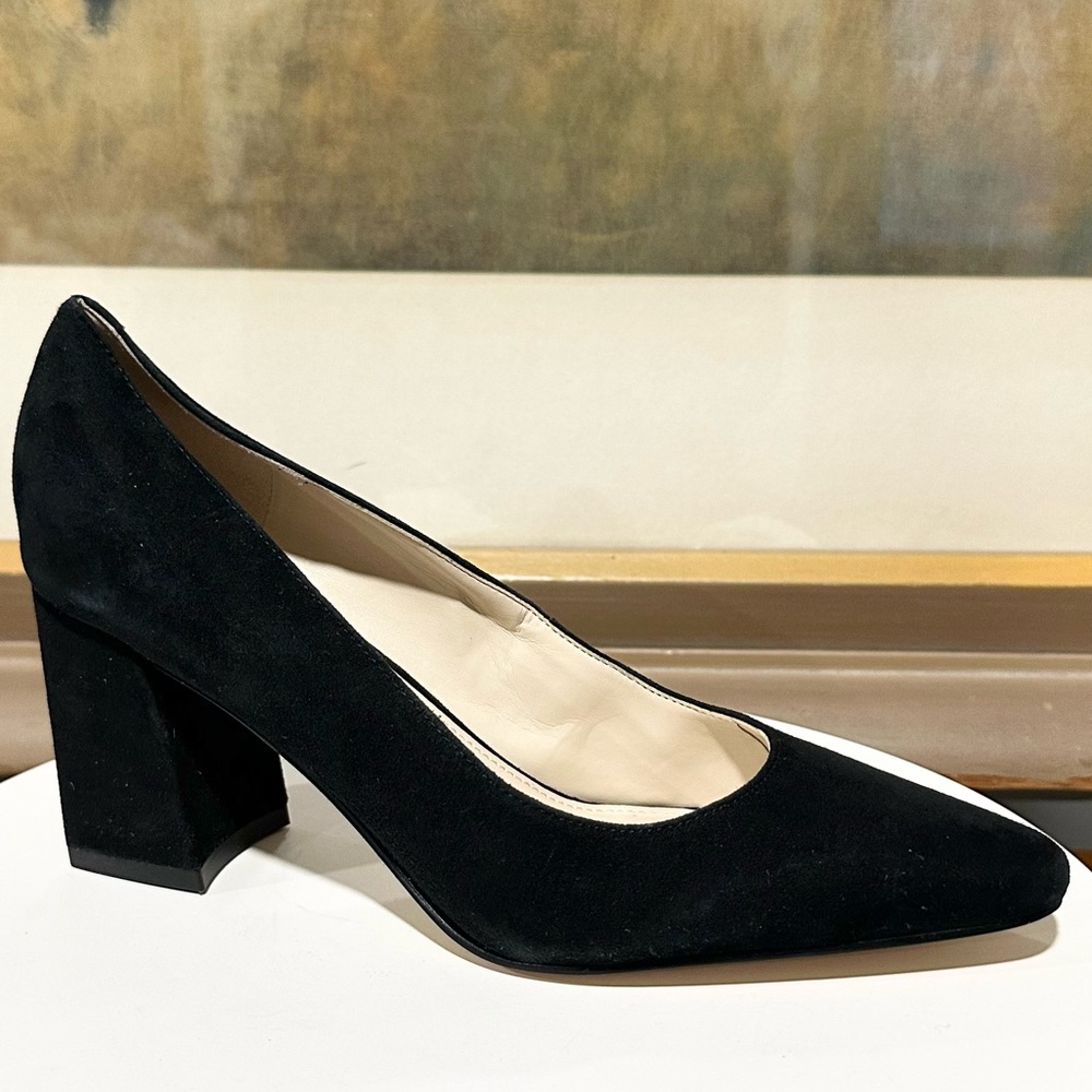 🌸MARC FISHER 🌸 Lewisa Pointed Toe Pump In Black Size: 6.5 - Picture 2 of 13